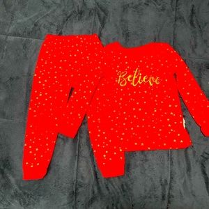 Max and Olivia Believe Long Sleeve PJs